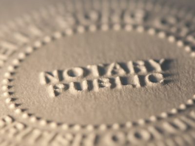 What is a travelling notary?